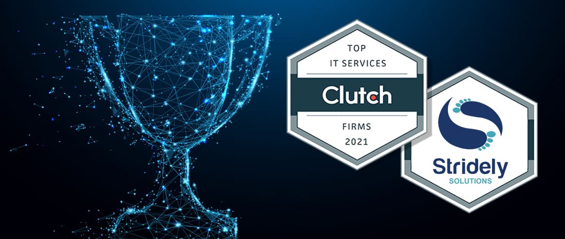Clutch lists Stridely Solutions in Top 100 IT Services Industry 2021