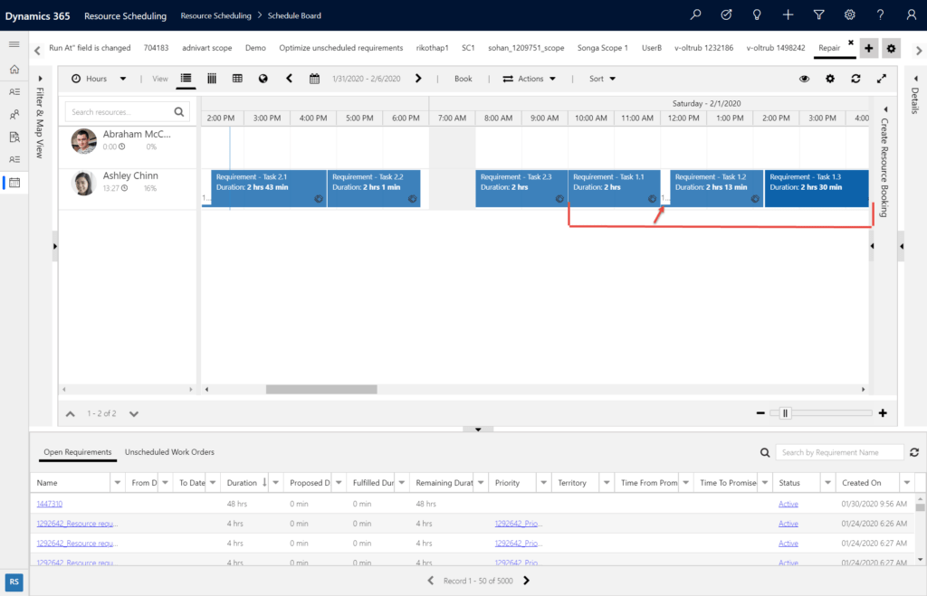 Achieve Optimal Sequence with Auto Scheduling