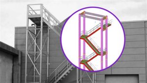 staircase automation tekla